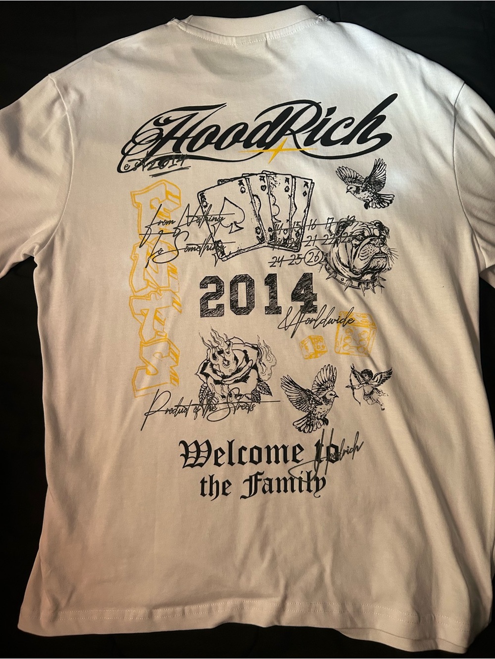 HoodRich 2014 Graphic Short Sleeve Tee - White